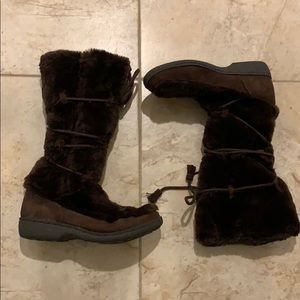 Nine West furry boots